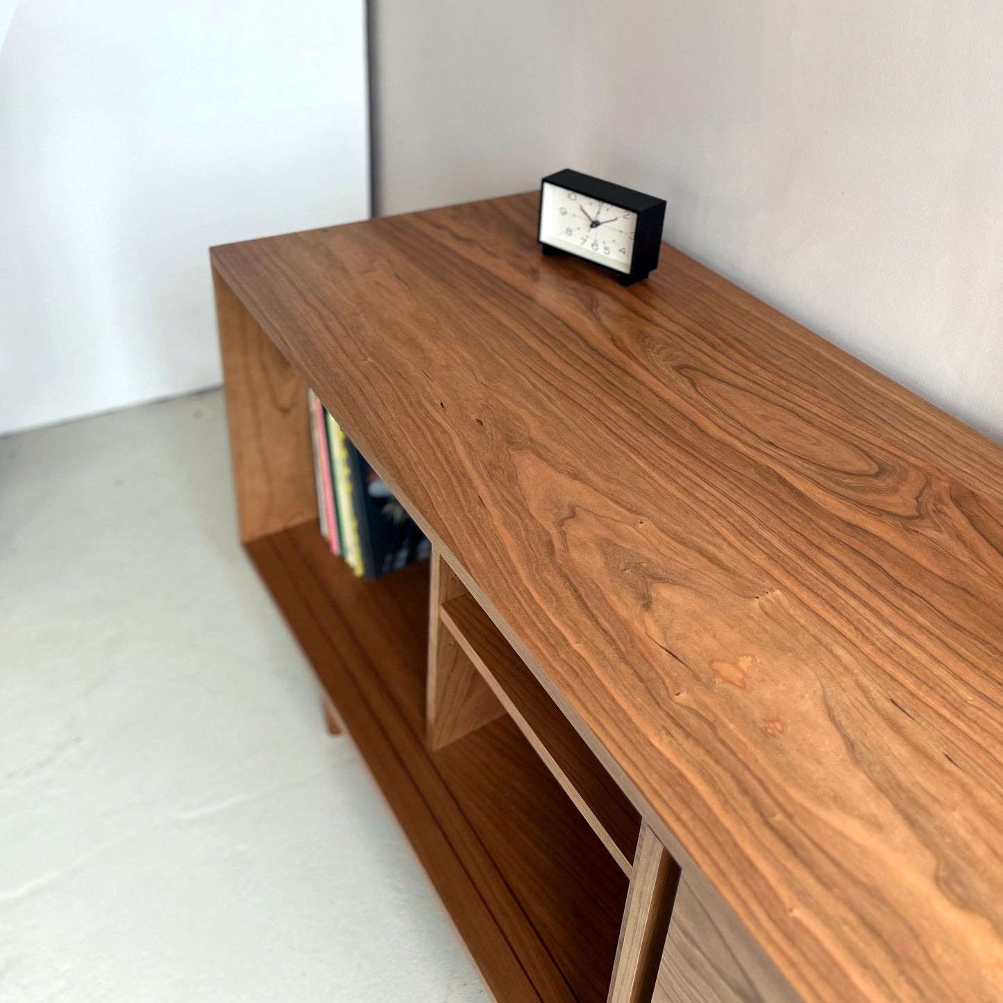 Kasse Credenza - Solid Cherry - Clear Finish  60L x 19W x 24/28H