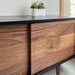 Kasse Credenza / Media Console - 75" - Walnut - Ebony